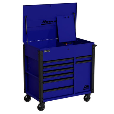 Rally Sport Blue 44-Inch RS Pro 8-Drawer Power Cart by Homak