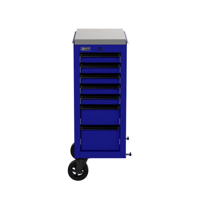Homak 14 1/2-Inch RS Pro 7-Drawer Side Cabinet in Rally Sport Blue
