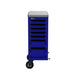 Homak 14 1/2-Inch RS Pro 7-Drawer Side Cabinet in Rally Sport Blue