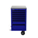 Homak 22-Inch RS Pro 7-Drawer Side Cabinet in Rally Sport Blue