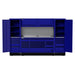 Homak 120" RS Pro CTS Combo in Rally Sport Blue with Solid Backsplash