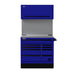 Homak 41" CTS Combo in Rally Sport Blue with Solid Backsplash