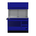 Homak 54-Inch CTS Combo in Rally Sport Blue with Toolboard Backsplash