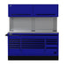 Homak 72" CTS Combo in Rally Sport Blue with Toolboard Backsplash