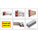 BP-9 two post car lift packaged with power unit and ready for container shipping