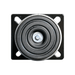 Bottom view of Dragonfire leveling foot showing round rubber pad and base DFT-WB-6PF