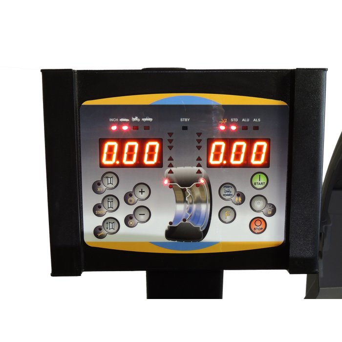 Tuxedo WB-CB66-VE LED keypad and display close-up