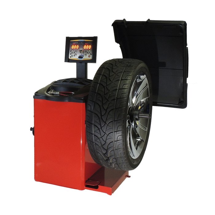 Tuxedo WB-CB66-VE with tire loaded, hood raised