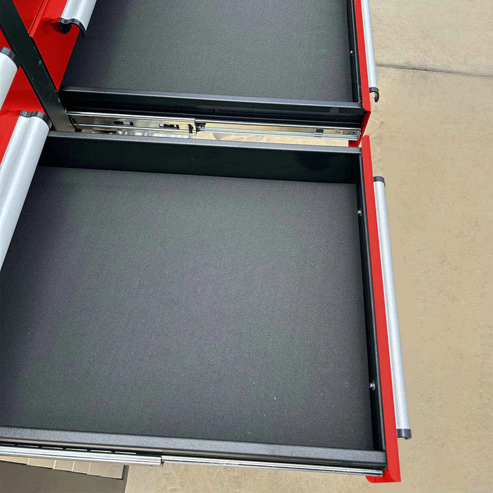 Chery Industrial workbench drawer with pre cut anti slip liner for tool protection and organization