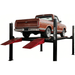 Classic pickup truck raised on the Katool KT-4M110PA 4-post alignment lift