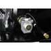 Close-up of Atlas AF8P 80-Gallon Air Compressor oil level sensor and wiring for low oil shut-off system.