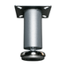 Close up of silver Dragonfire leveling foot with mounting plate and base pad DFT-WB-6PF