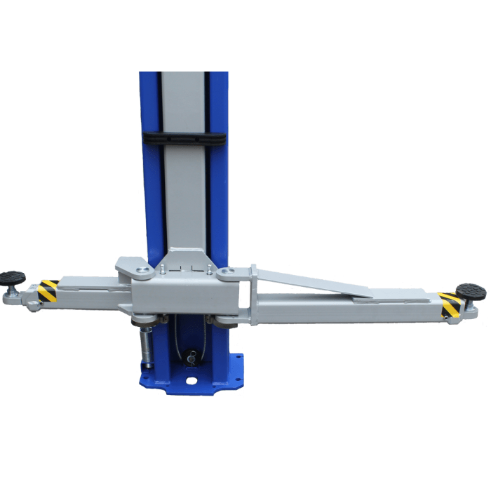 Compact swing arm design on iDEAL TP10KAC-DX car lift