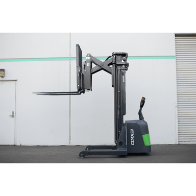 Ekko ER15-Li Series Reach Truck out side half raised