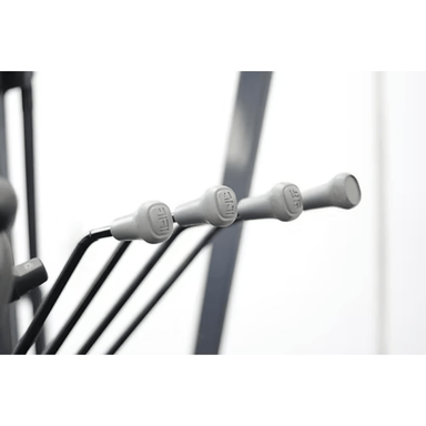 Four ergonomic hydraulic control levers on the Ekko EK20GT‑Li forklift, offering intuitive access to lift, tilt, and side shift operations.