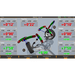 Front axle measurement display on iDEAL 3D imaging wheel aligner showing toe and caster values