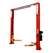 Front right side view of the M120 12,000lbs Single Point Lock 2 Post Car Lift