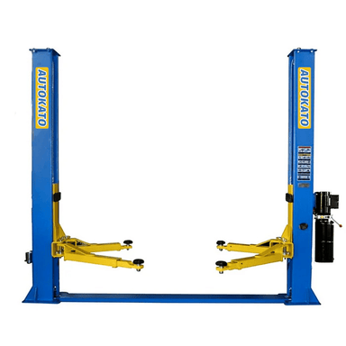 Front side view of the Katool AK-H115Z 11,000 lb Vehicle Lift