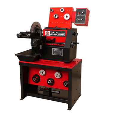 Front side view of the Katool C9372 Heavy-Duty Brake Lathe Machine
