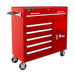 Homak 41" H2Pro 6-Drawer Roller Cabinet in Red