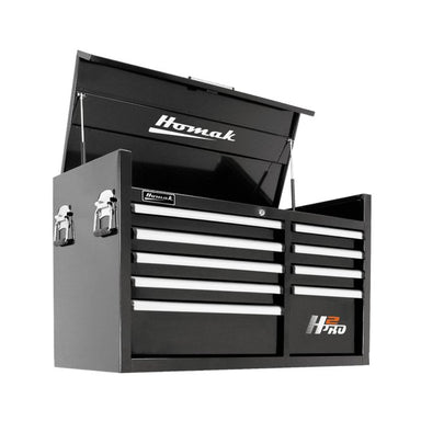 Homak 41" H2Pro 9-Drawer Top Chest in Midnight Black
