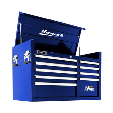 Homak 41" H2Pro 9-Drawer Top Chest in Rally Sport Blue