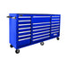 Homak 72" H2Pro 21-Drawer Roller Cabinet in Blue