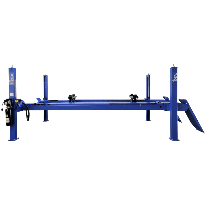 Individual spacer piece from iDEAL FP14KCX-24ALIGNSPCRKIT with powder-coated blue finish.