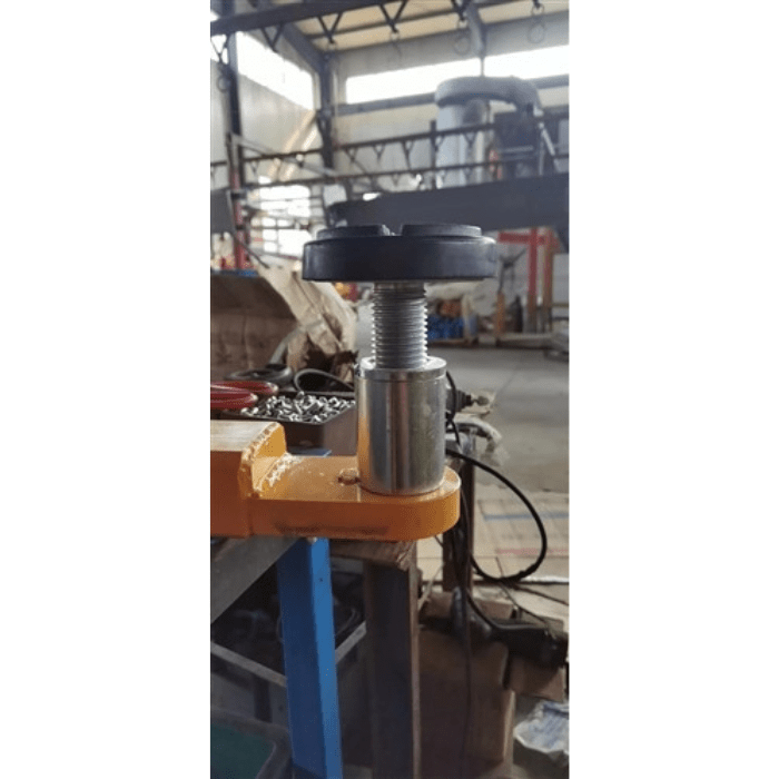 Katool 6 inch height extension adapter mounted on Katool two post lift arm