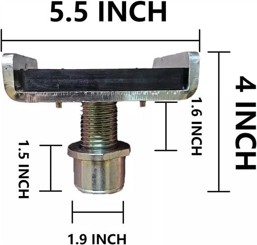 Katool frame cradle pads for two post lifts dimensional diagram and measurements