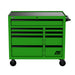 Homak 41" RS Pro 9-Drawer Rolling Cabinet in Monster Green