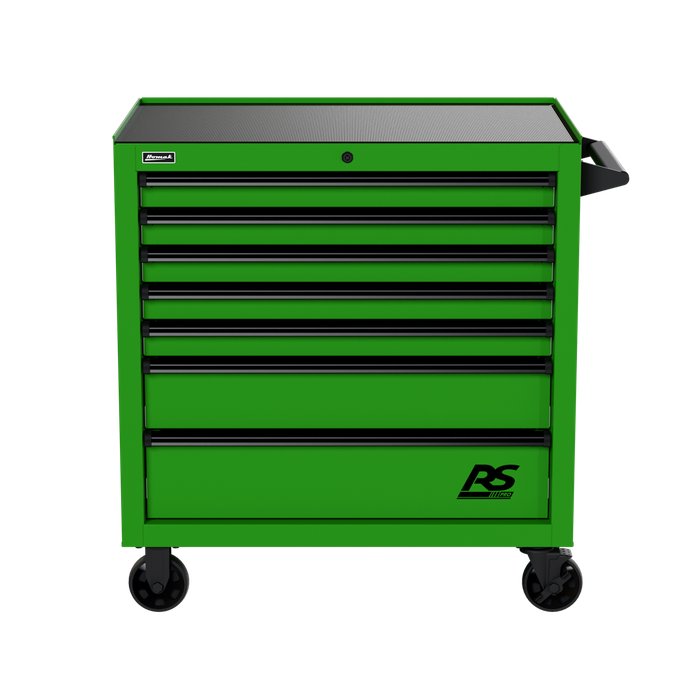 Monster Green 36-Inch RS Pro Rolling Tool Cabinet (Homak)