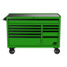 Homak 54" RS Pro 10-Drawer Rolling Cabinet in Monster Green