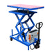 iDEAL LT-EV3300DC-X EV lift table fully raised, left-hand ISO view