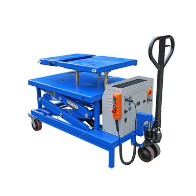 iDEAL LT-PT3300DC-X powertrain platform at low height, left-hand ISO view