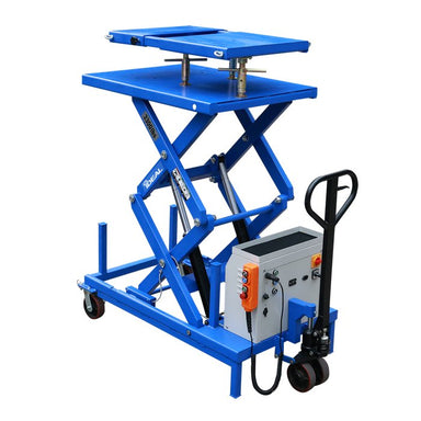 iDEAL LT-PT3300DC-X powertrain platform fully raised, left-hand ISO view