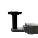Low-profile 4 inch lift pad on Tuxedo TP9KF-TUX 2 post car lift