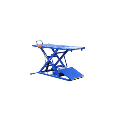 iDEAL M-2200IEH-XR motorcycle lift bench, Blue