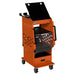 Homak TECH Mobile Diagnostic and Testing Terminal in Competition Orange