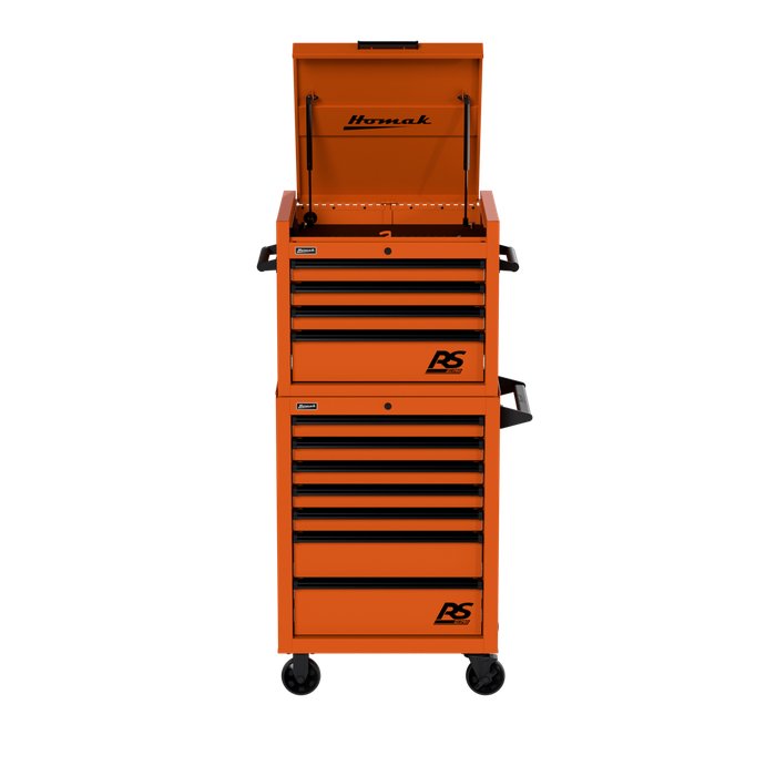 Homak 27" RS Pro 11-Drawer Combo in Competition Orange