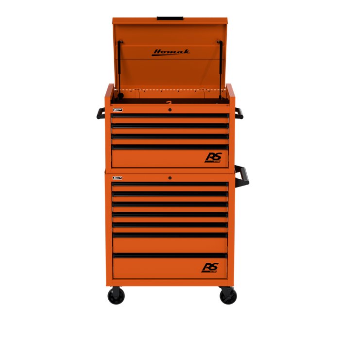 Homak 36" RS Pro 11-Drawer Combo in Competition Orange