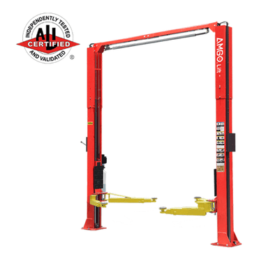 OH-10 by AMGO, ALI certified 10,000 lb super asymmetric 2 post lift