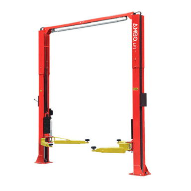 OH-9 by AMGO 9,000 lb 2 post lift, super asymmetric