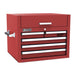 Homak 27" Pro II 5-Drawer Top Chest in Fury Red