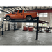 Pickup truck raised on the Katool KT-4M110PA 11,000 lb 4-post lift