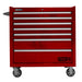 Homak 36" Pro II 7-Drawer Roller Cabinet in Red