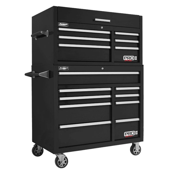 Homak 41-Inch Pro II Combo in Midnight Black