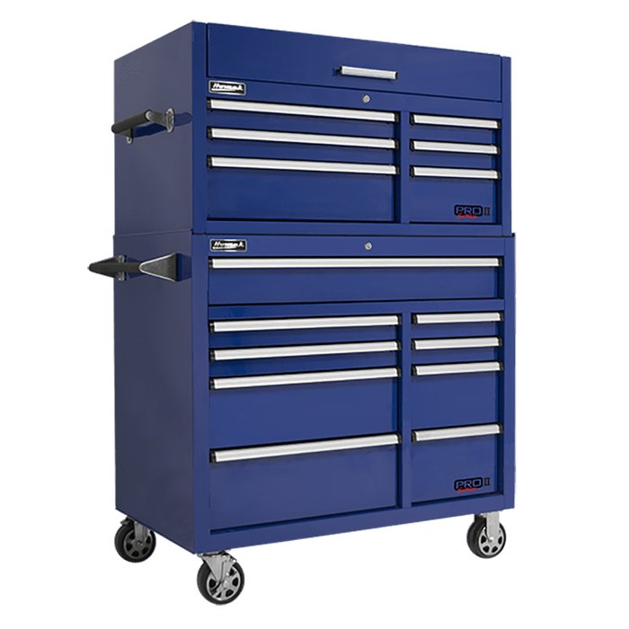 Homak 41-Inch Pro II Combo in Rally Sport Blue