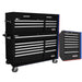 Homak 54" Pro II Combo Side Cabinet Bundle in Midnight Black