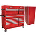 Homak 54" Pro II Combo Side Locker Bundle in Fury Red